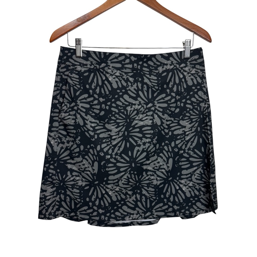 RIP-SKIRT Hawaii Floral Black and Gray Women's Wrap Skirt‎